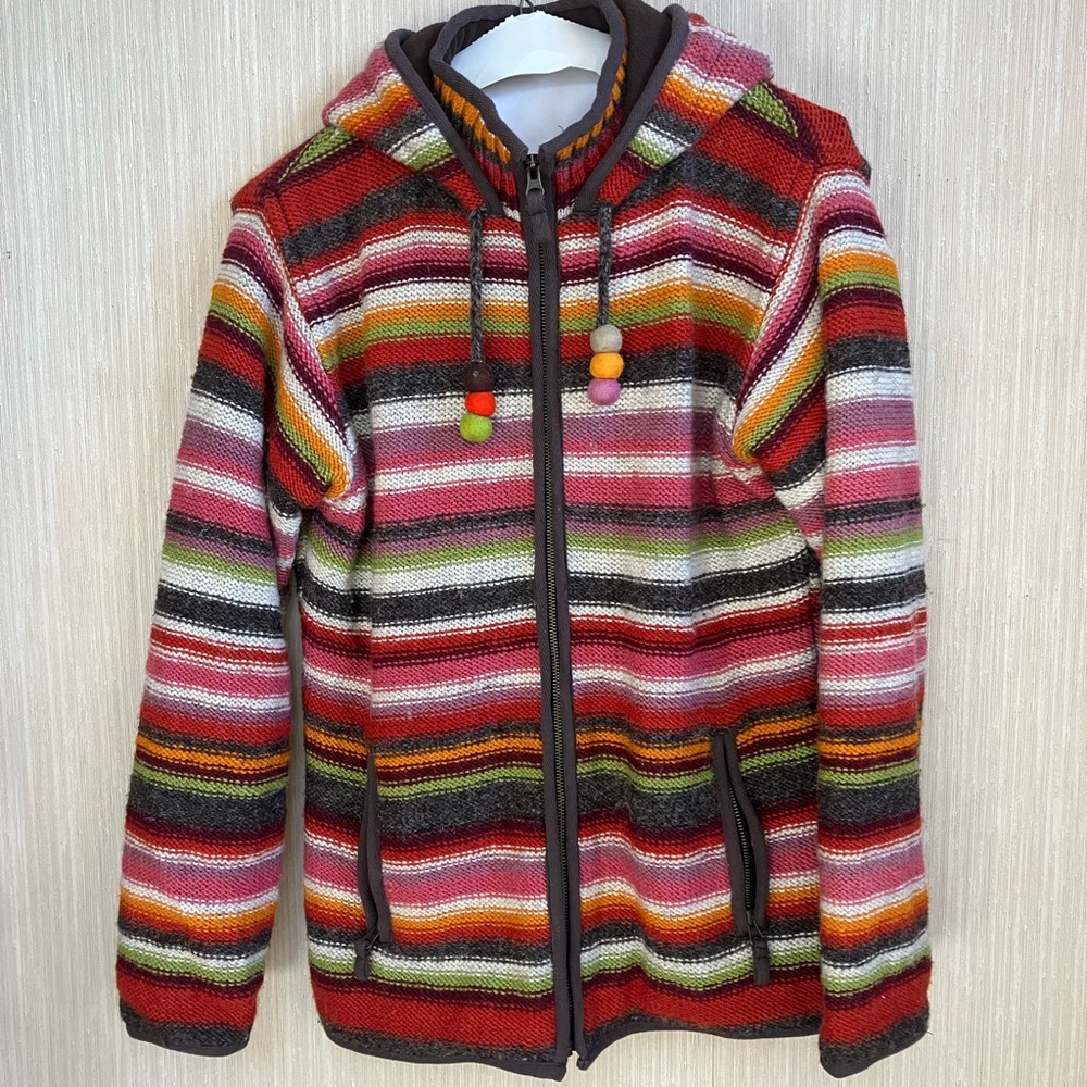 Colorful Striped Jacket